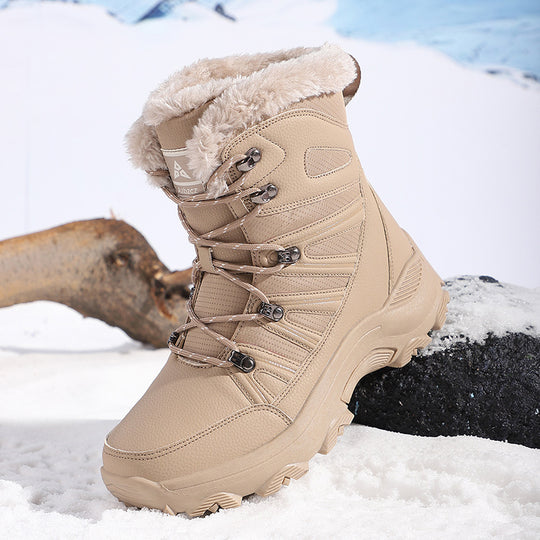 Damen Isolierte Winterstiefel mit rutschfester Sohle und warmem Innenfutter EB