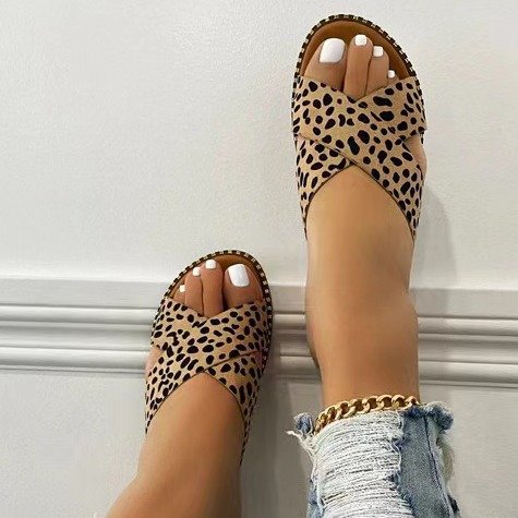 Damen Komfortable Zehentrenner-Sandalen mit breiten Riemen und modischem Design EB