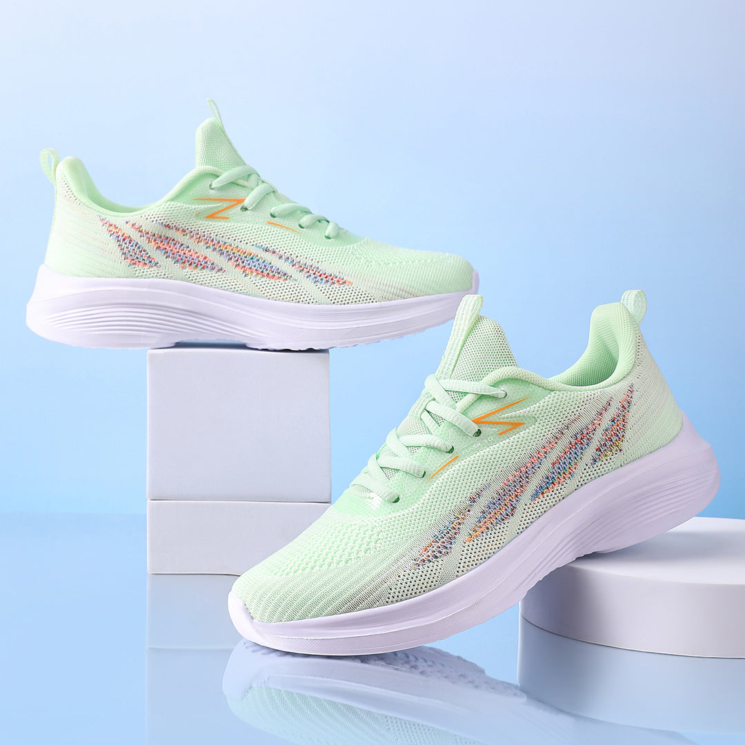 Damen Hochleistungs-Laufschuhe mit atmungsaktivem Mesh-Obermaterial und federleichter Dämpfung EB