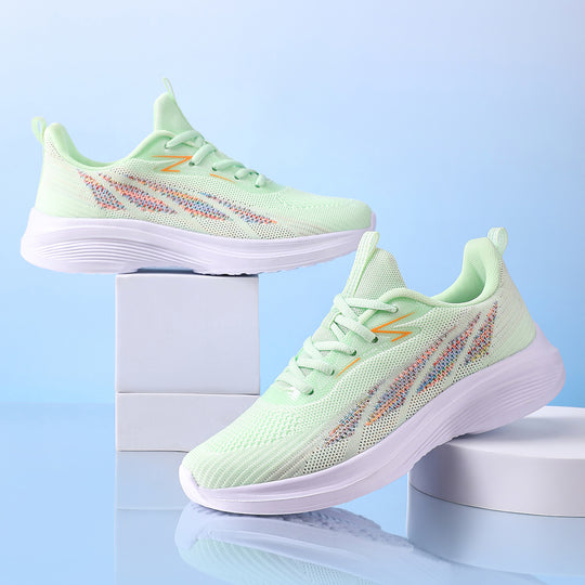 Damen Hochleistungs-Laufschuhe mit atmungsaktivem Mesh-Obermaterial und federleichter Dämpfung EB