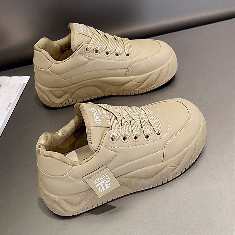 Damen Komfort-Sneaker mit dicker Sohle und atmungsaktivem Obermaterial EB