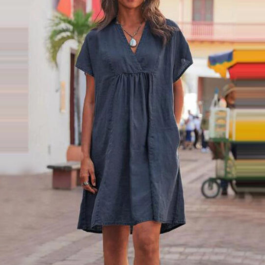 Damen lässiges Strandkleid EB
