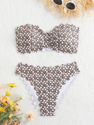 Damen Bikini-Set mit floralem Muster EB