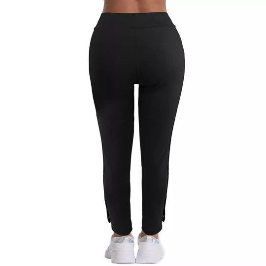 Damen Sportliche Freizeithose mit praktischen Cargo-Taschen und Knopfdetails EB