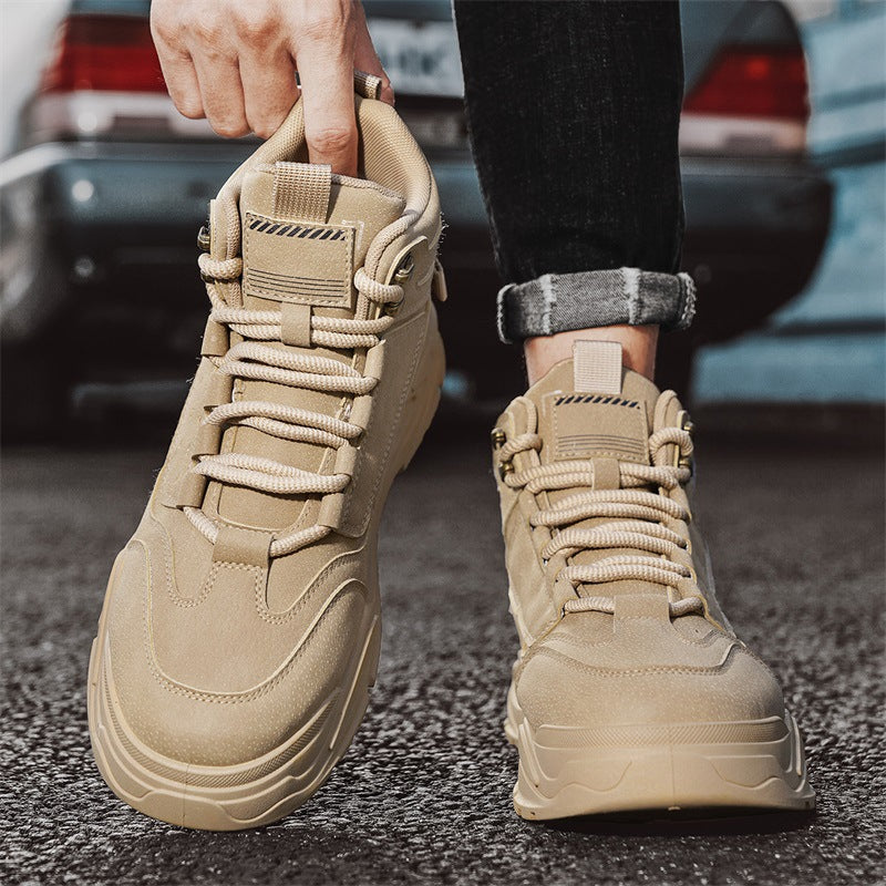 Damen Sportliche High-Top Sneakers mit dämpfender Sohle EB