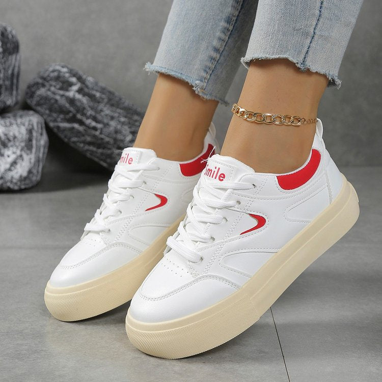 Damen modische Plateau-Sneaker mit trendiger Sohle EB