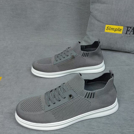 Damen Atmungsaktive Sport Sneakers mit originellem Zipper-Design EB