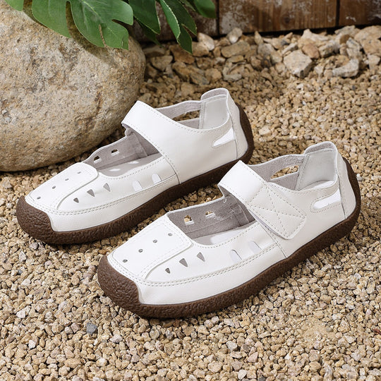 Damen Atmungsaktive Sandalen mit verstellbarem Klettverschluss und rutschfester Sohle EB