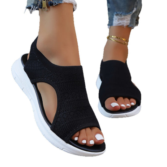 Damen Sportliche Freizeitsandalen mit atmungsaktivem Obermaterial EB