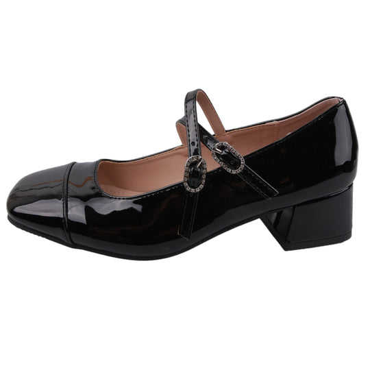 Damen Elegante Riemchen-Pumps mit modischen Schmuckdetails EB