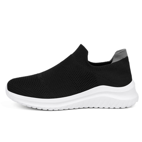 Damen Atmungsaktive Slip-On Sport Sneakers mit elastischem Tragegefühl EB