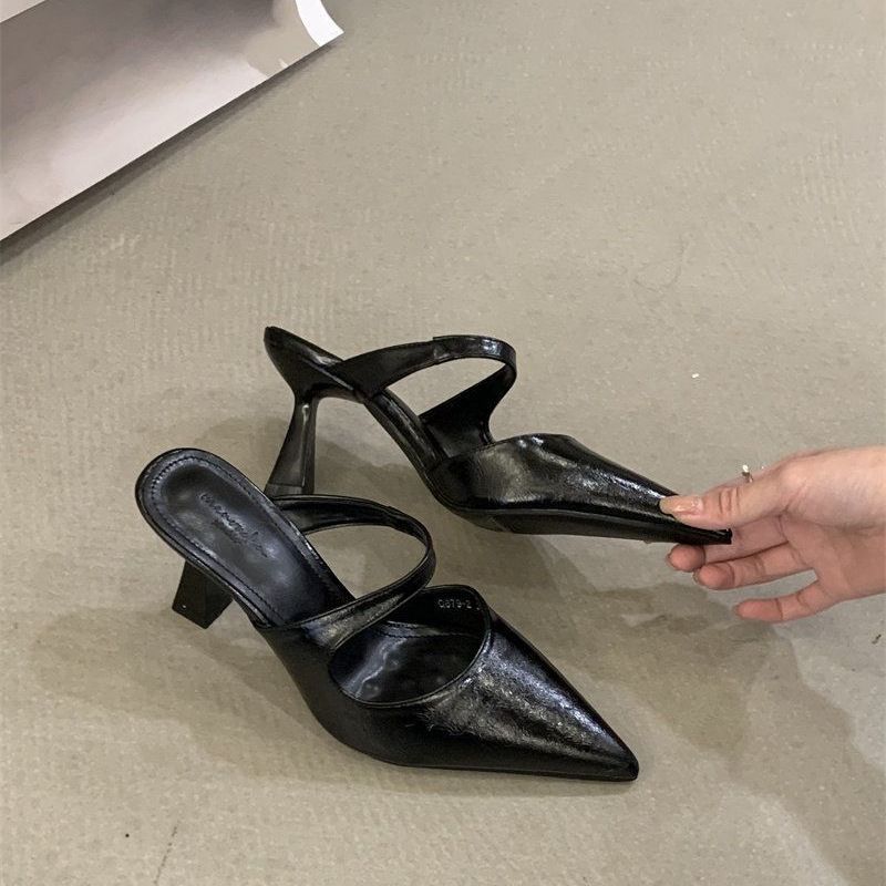 Damen Slingback-Pumps mit elegantem transparentem Riemendesign EB
