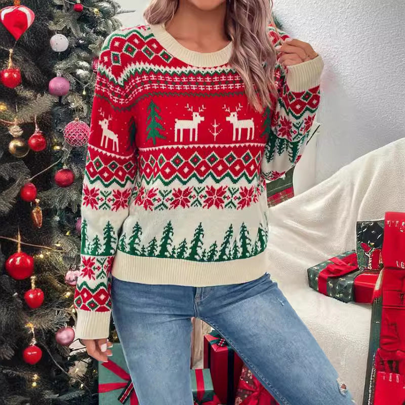 Damen Weihnachts-Pullover EB