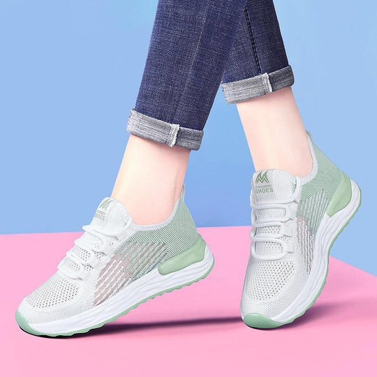Damen Atmungsaktive Laufsneakers mit flexibler Sohle und innovativem Design EB