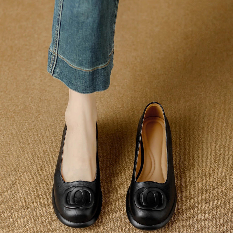 Damen Elegante Ballerinas mit Komfort-Fußbett und modischem Design EB