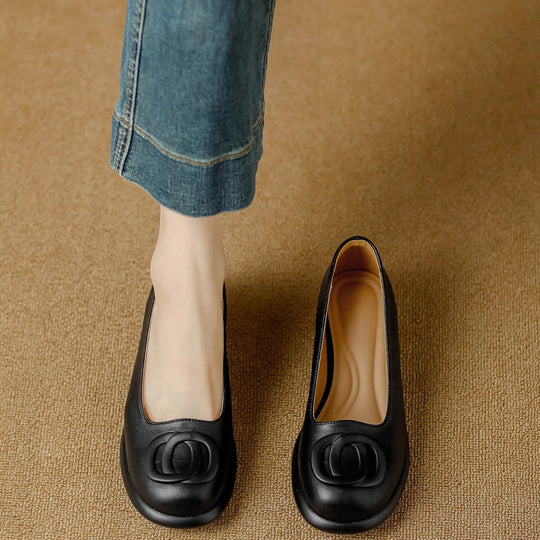 Damen Elegante Ballerinas mit Komfort-Fußbett und modischem Design EB