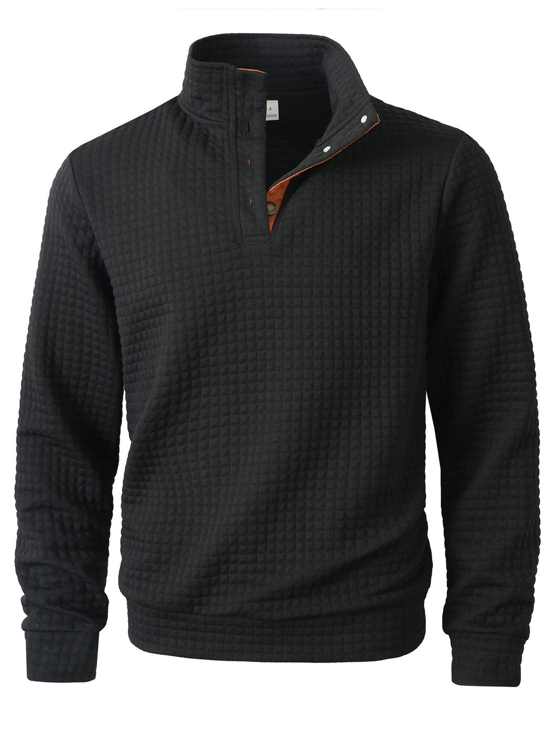 Herren stylischer Pullover mit modischem Stehkragen EB