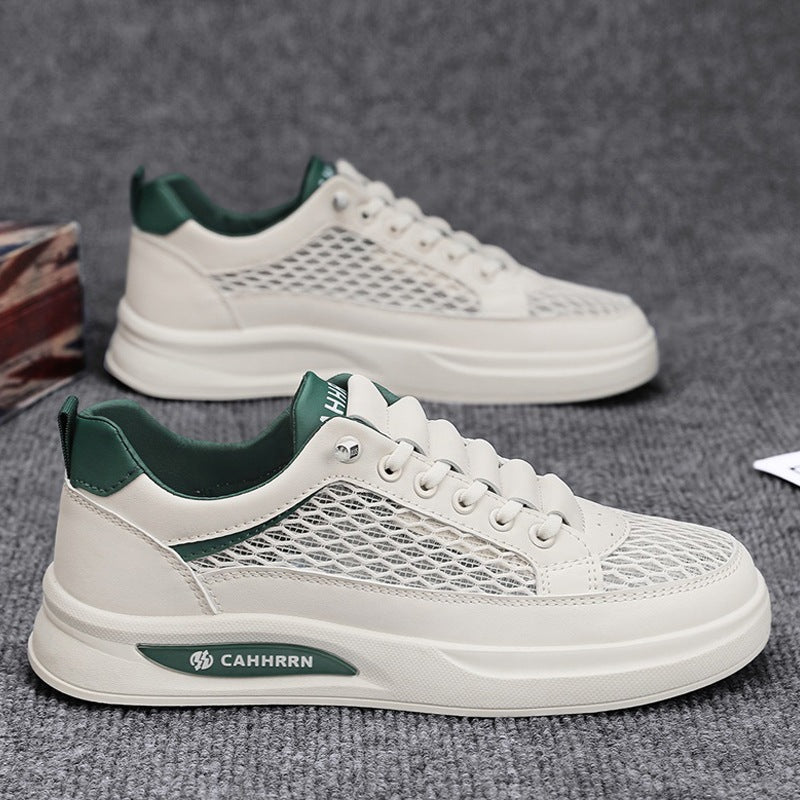 Unisex atmungsaktive Mesh-Plateau-Sneaker mit leichter Dämpfung und gepolstertem Komfortfußbett EB