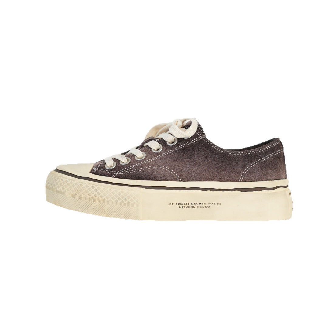 Damen Modische Sneakers aus hochwertigem Wildleder mit bequemer Sohle EB