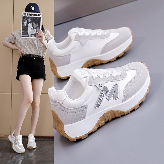 Damen Trendige Plattform Sneakers EB