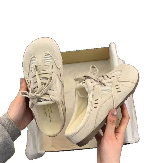 Damen Sportliche Freizeitschuhe mit atmungsaktiver Netzstruktur und gepolstertem Fußbett EB