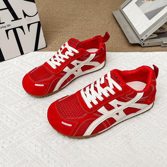 Damen Sportliche Lightweight Sneakers mit atmungsaktivem Obermaterial und rutschfester Sohle EB
