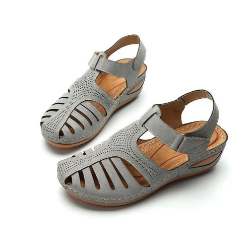 Damen Sandalen mit verstellbarem Riemendesign und atmungsaktivem Obermaterial EB