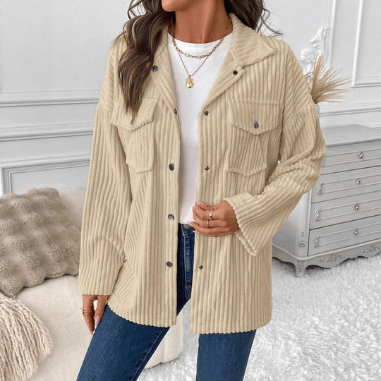 Damen Oversize Kordjacke EB