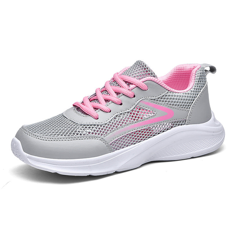 Damen Lauf- und Freizeitschuhe mit atmungsaktivem Mesh-Obermaterial und dämpfender Sohle EB