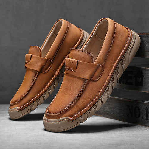Herren Elegante und komfortable Mokassins mit rutschfester Sohle EB
