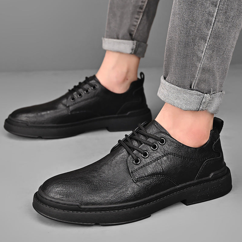 Herren Elegante Freizeitschuhe aus hochwertigem Leder EB