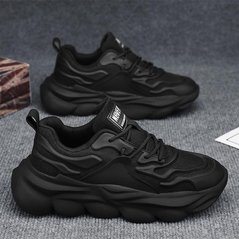 Damen Sportliche Chunky Sneakers mit dämpfender Sohle und atmungsaktiver Textiloberfläche EB