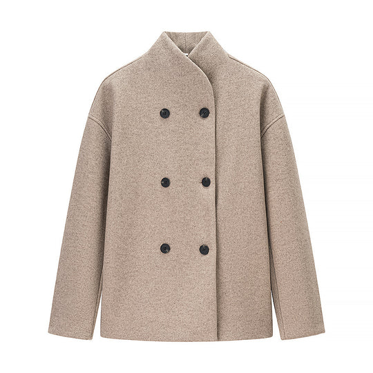 Damen elegante wollene Überjacke EB