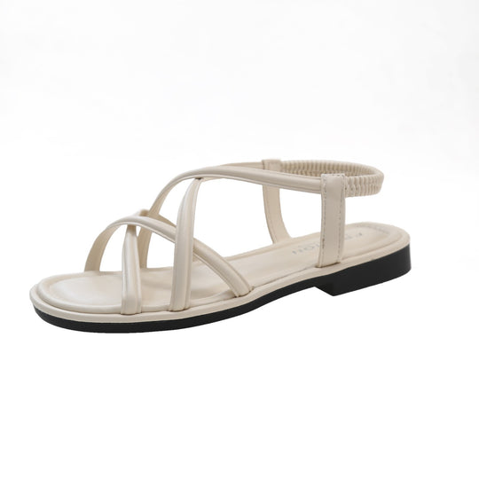 Damen Sommer-Sandalen mit komfortablem Kreuzriemen und rutschfester Sohle EB