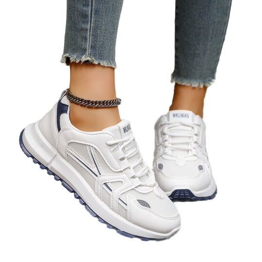 Damen Sportliche Sneaker mit atmungsaktivem Mesh-Obermaterial und rutschfester Sohle EB