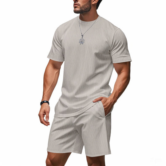 Herren stylishes Freizeit-Set aus atmungsaktivem Material EB