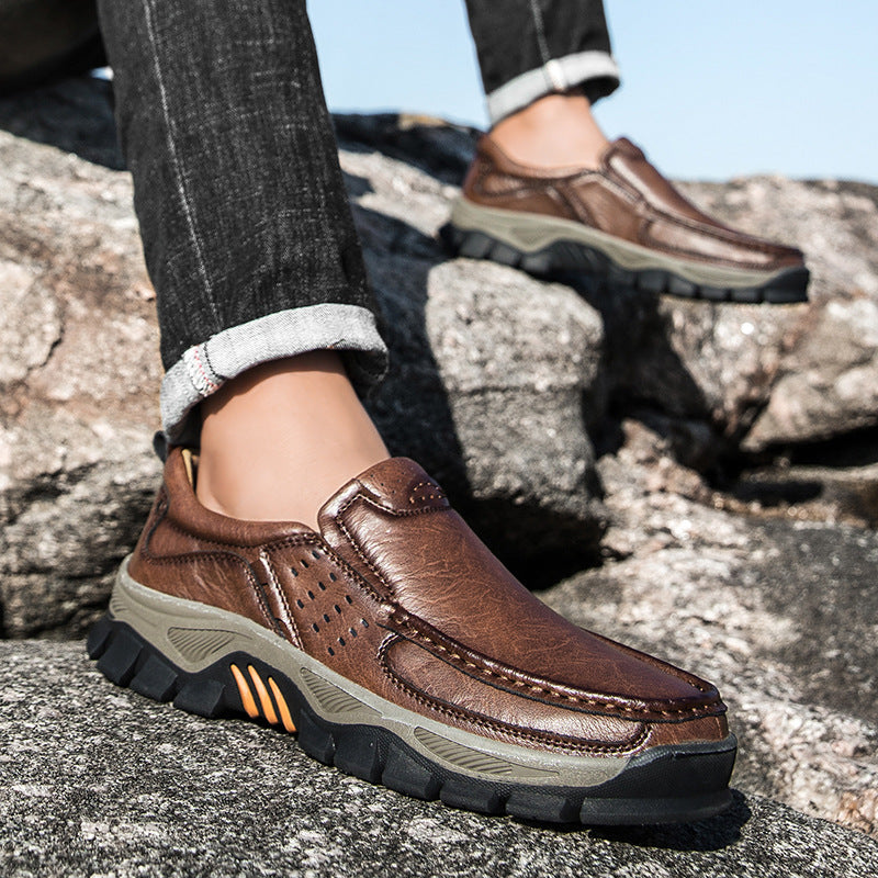 Herren Komfortable Slip-On Freizeitschuhe EB