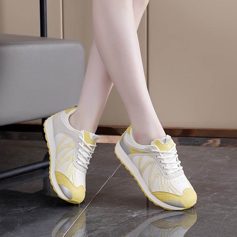 Damen modische Lauf-Sneakers mit rutschfester Sohle und atmungsaktivem Obermaterial EB