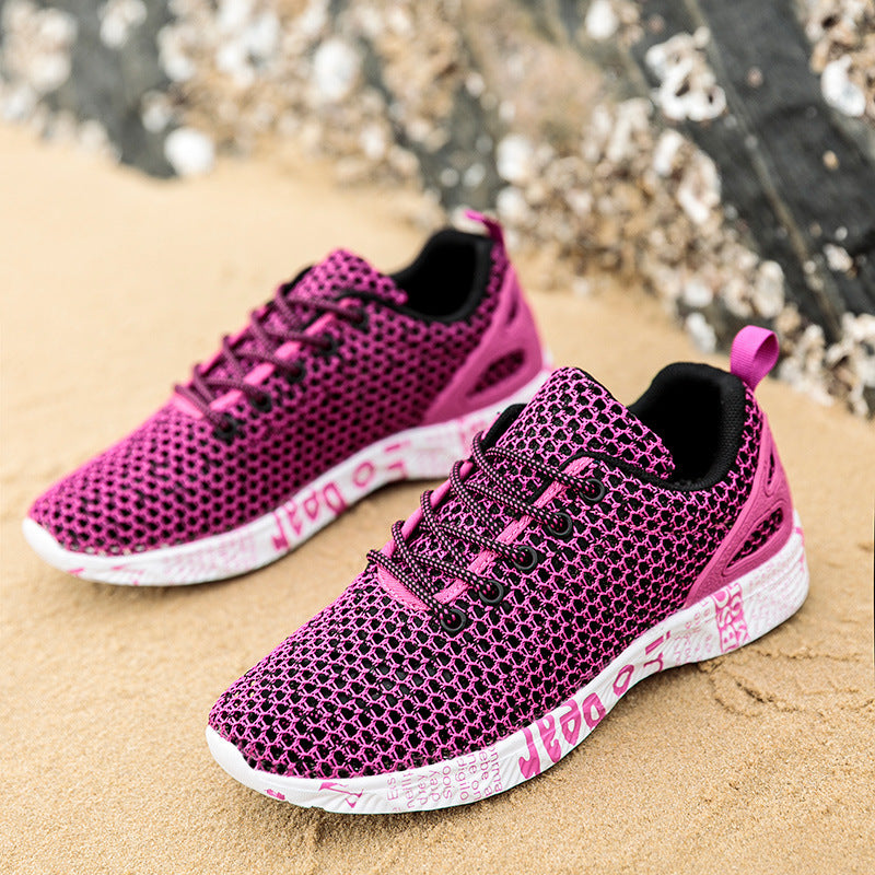 Damen Atmungsaktive Freizeit-Sneaker mit rutschfestem Boden EB