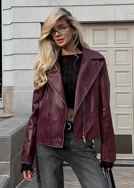 EB | Kunstleder Motorradjacke