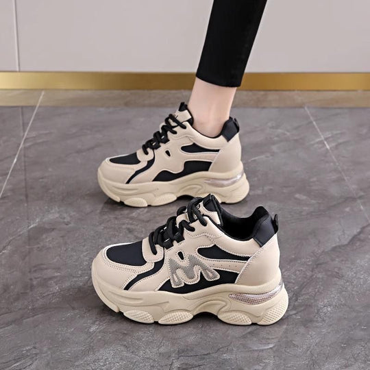 Damen Chunky Sneakers mit optimaler Dämpfung und sportlicher Oberflächenstruktur EB