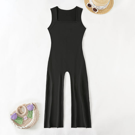 Damen Fitness-Jumpsuit mit figurbetontem Schnitt EB