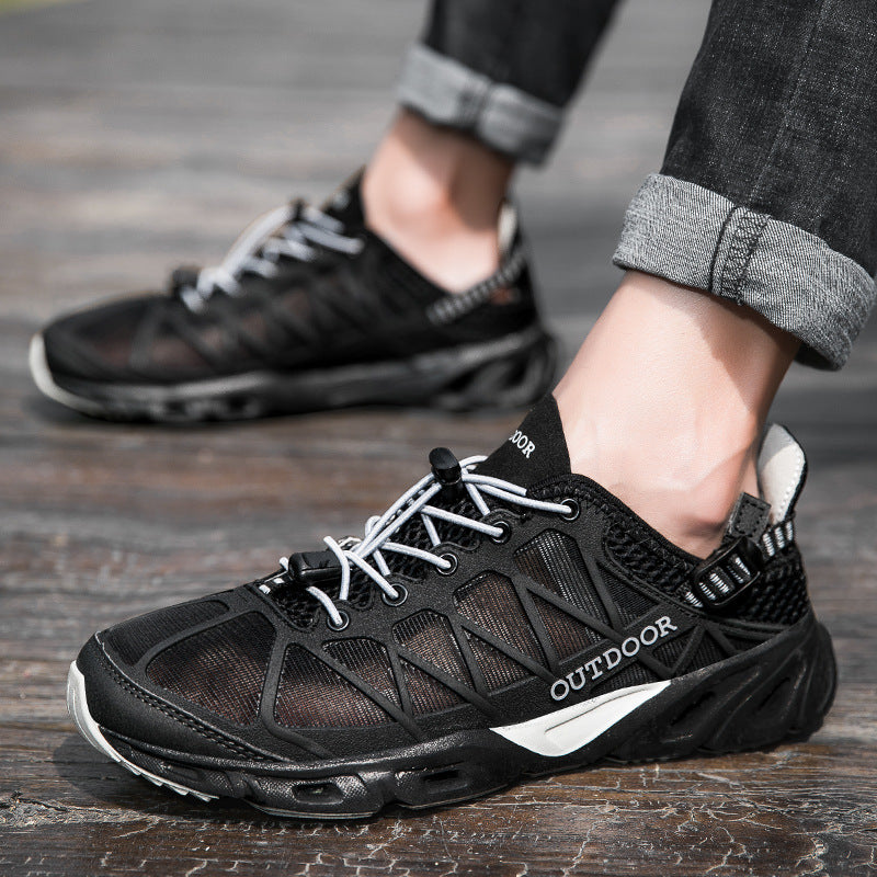Herren Outdoor-Sneaker mit atmungsaktivem Mesh und rutschfester Sohle EB