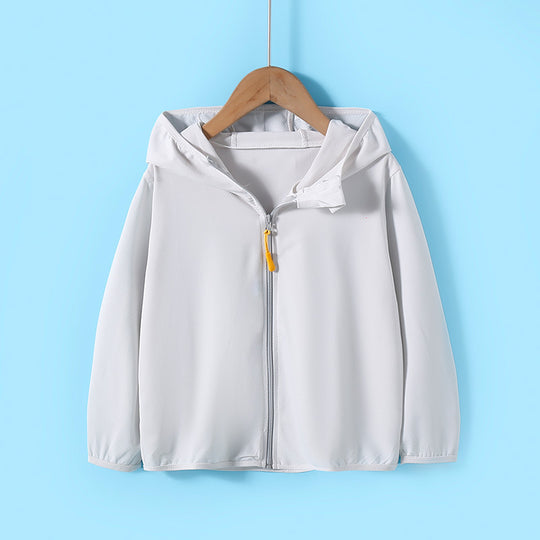 Unisex nan leichte UV-Schutz Kapuzenjacke mit durchgehendem Reißverschluss und atmungsaktivem Meshfutter EB