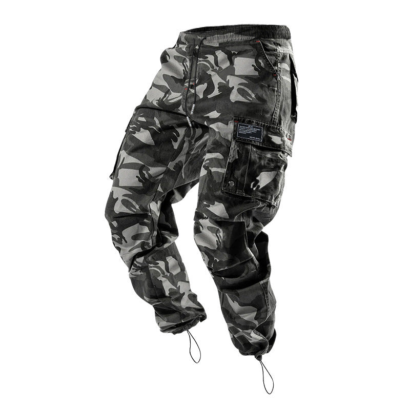 Herren Cargo-Hose mit praktischen Seitentaschen und verstellbarem Kordelzug EB