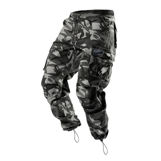 Herren Cargo-Hose mit praktischen Seitentaschen und verstellbarem Kordelzug EB