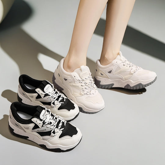 Damen Lifestyle Sneakers mit atmungsaktivem Mesh und rutschfester Sohlenkonstruktion EB