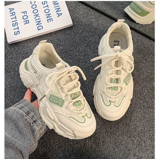 Damen Chunky-Sneaker mit atmungsaktivem Obermaterial und rutschfester Sohle EB