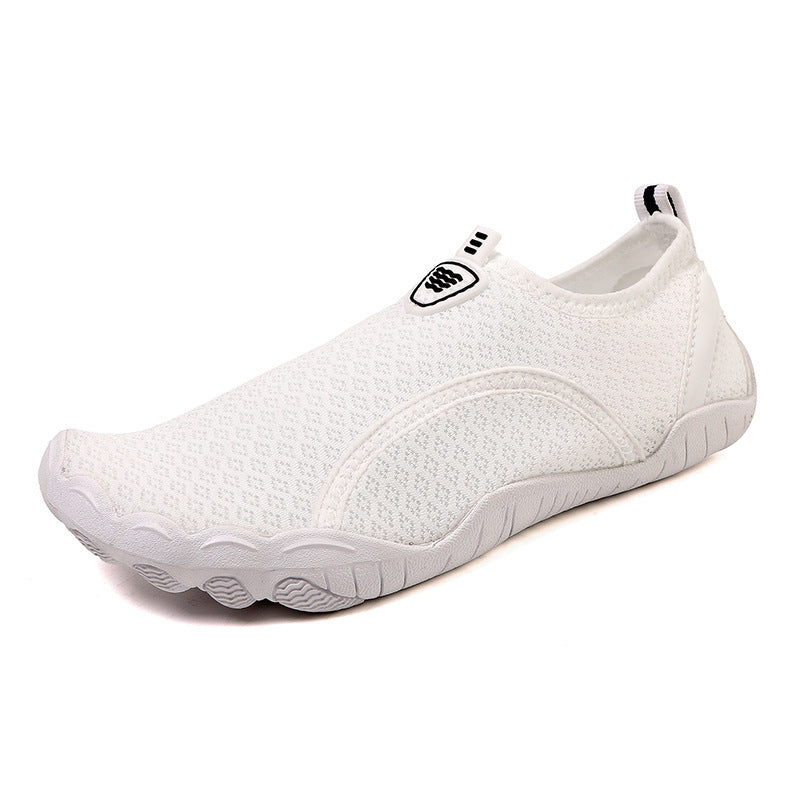 Damen nan leichte und flexible Wasserschuhe mit atmungsaktivem Strick-Obermaterial und rutschfester Profilsohle EB