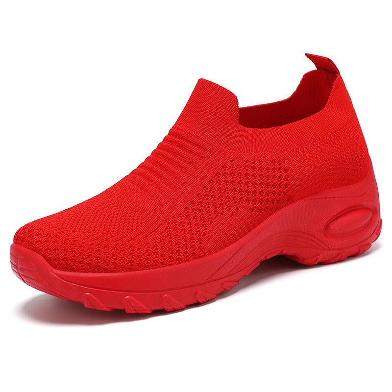 Damen Atmungsaktive Strick-Sneaker mit flexiblem Sohlenkomfort EB